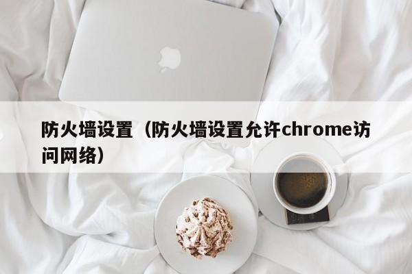 防火墙设置（防火墙设置允许chrome访问网络）